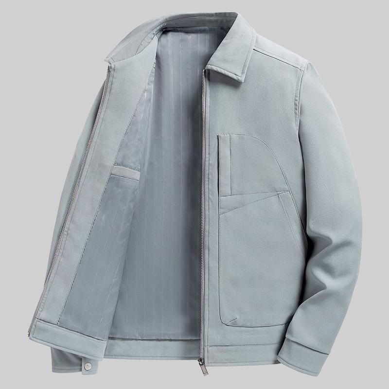 Men's Jacket Light Business Casual Spring Men's Lapels Spring Middle-aged Jacket Coat