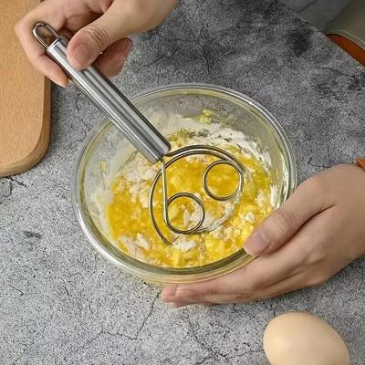 Danish Dough Whisk Stainless Steel Dough Whisk Egg Mixer Kitchen Hand  Egg Mixer Blender Perfect For Bread Pastry Baking Tools MIT
