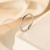 Ring in a Golden Gloss End, Featuring a Modern Minimalist Design Suitable for Weddings And Everyday Use. Showcasing a Stylish Polished Surface