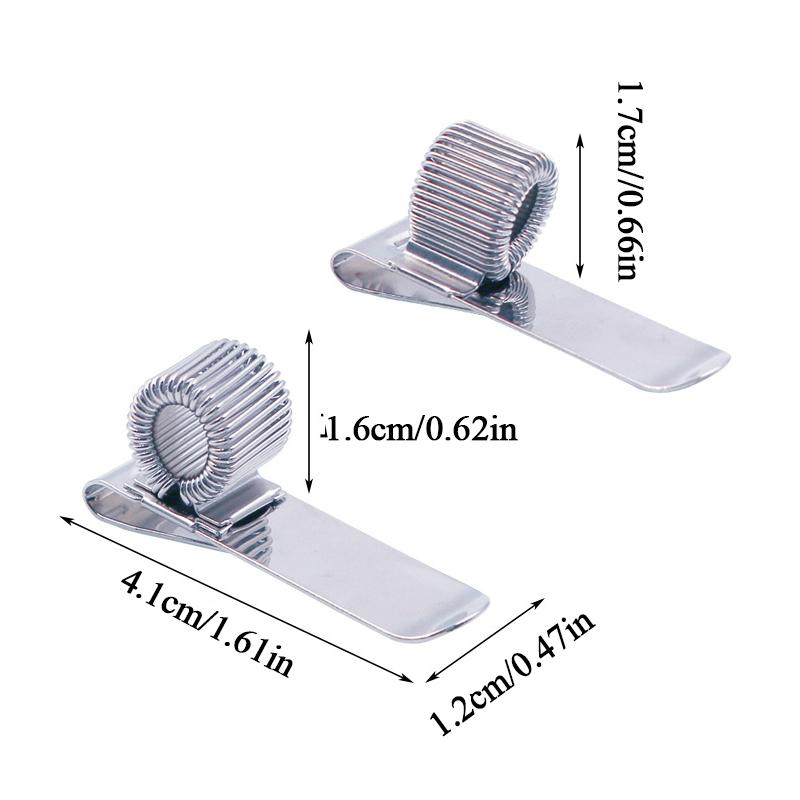 1 Adet Tek Delikli Metal Yaylı Kalem Tutucu Cep Klipsli Yatay/Dikey Sürüm Taşınabilir Doktor Hemşire Üniforması Kalem Tutucu