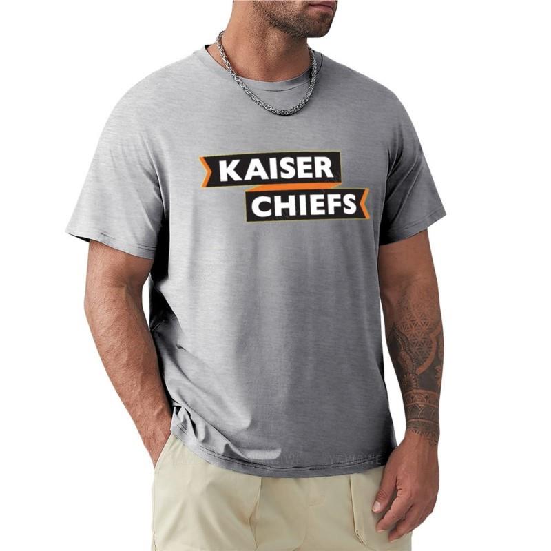 New Black T-shirt Mens Kaiser Chief. Logo Cover T-Shirt Summer Shirt Tops Customized T Shirts Sweat Shirts, Men