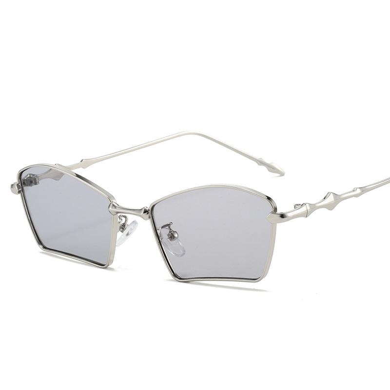 Korean Stylish Men's Sun Glasses Irregular Shape Anti-reflective Women's Sunglasses High Quality Sun Glasses Women