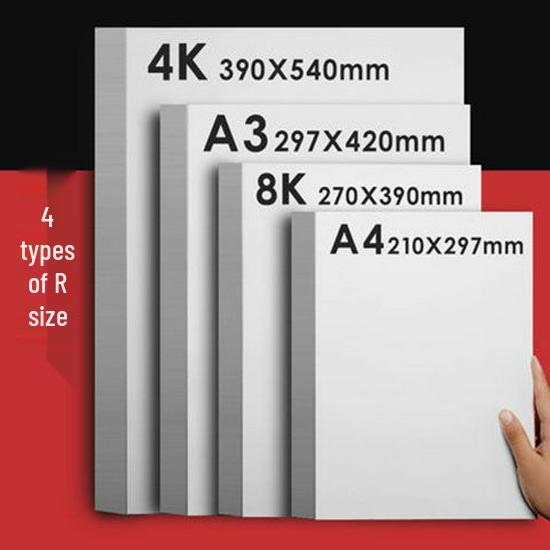 Thick A4 White Cardstock for Art Painting and Marker Use