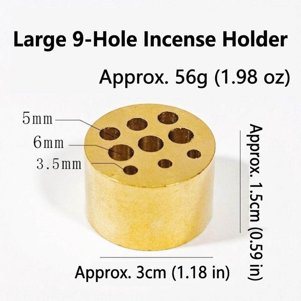 9 Holes Incense Burner Vintage Mini Vase Tibetan Incense Burner Incense Holder Study Office