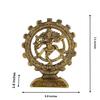 Metall Lord Shiva Tanzende Natraj Statue Idol. Natraja-Idol für Heimtempel, Büro, Geschenke