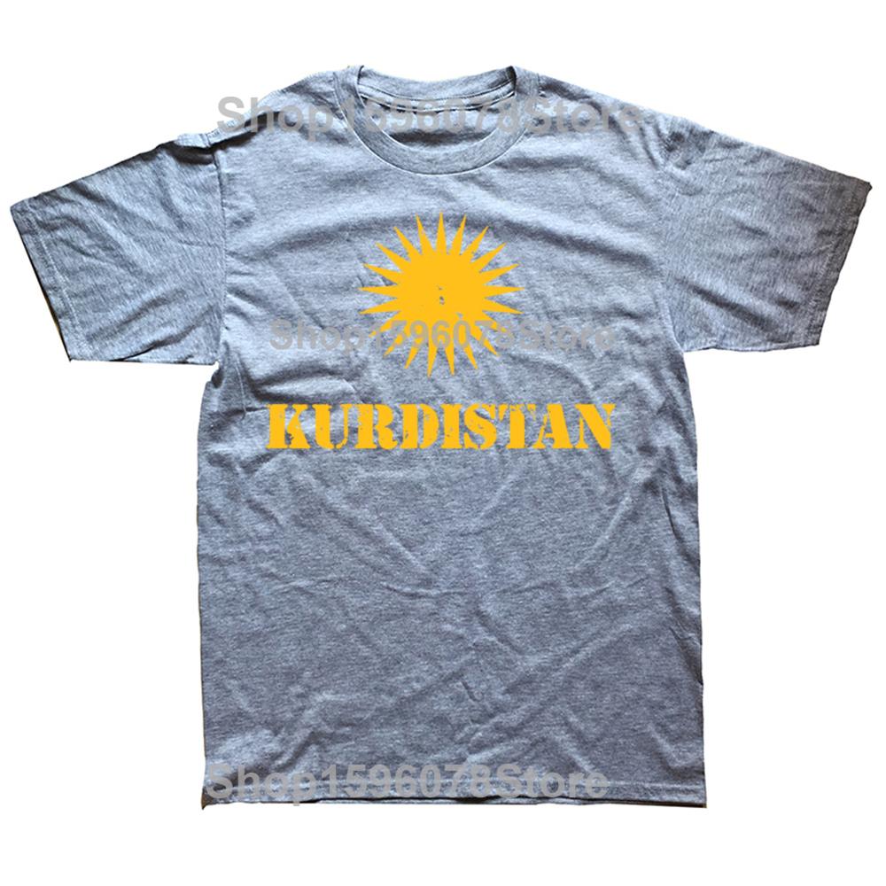 Retro Kurdistánský Kurdský Kurdská Vlajka Grafická Pánská Bavlněná Humor Streetwear Trička Krátký Rukáv Unisex Volné Oblečení