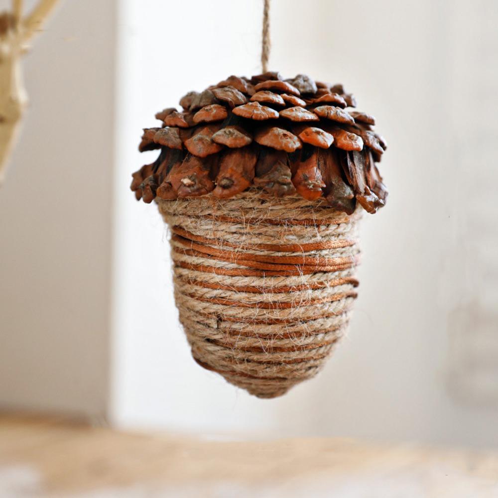 Foam Christmas Tree Decorations DIY Simulated Pinecone Pendant  Merry Christmas Decor