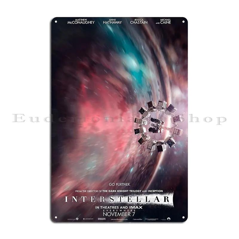 Hans Zimmer Interstellar Art Print Metal Sign Club Kitchen Living Room Printed Wall Mural Tin Sign Poster