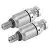 2pcs M5x0.8 Aluminium Alloy Fork Air Bleeder Pressure Relief Valve Replacement for CRF150R CR125R CR250R CRF250R Silver