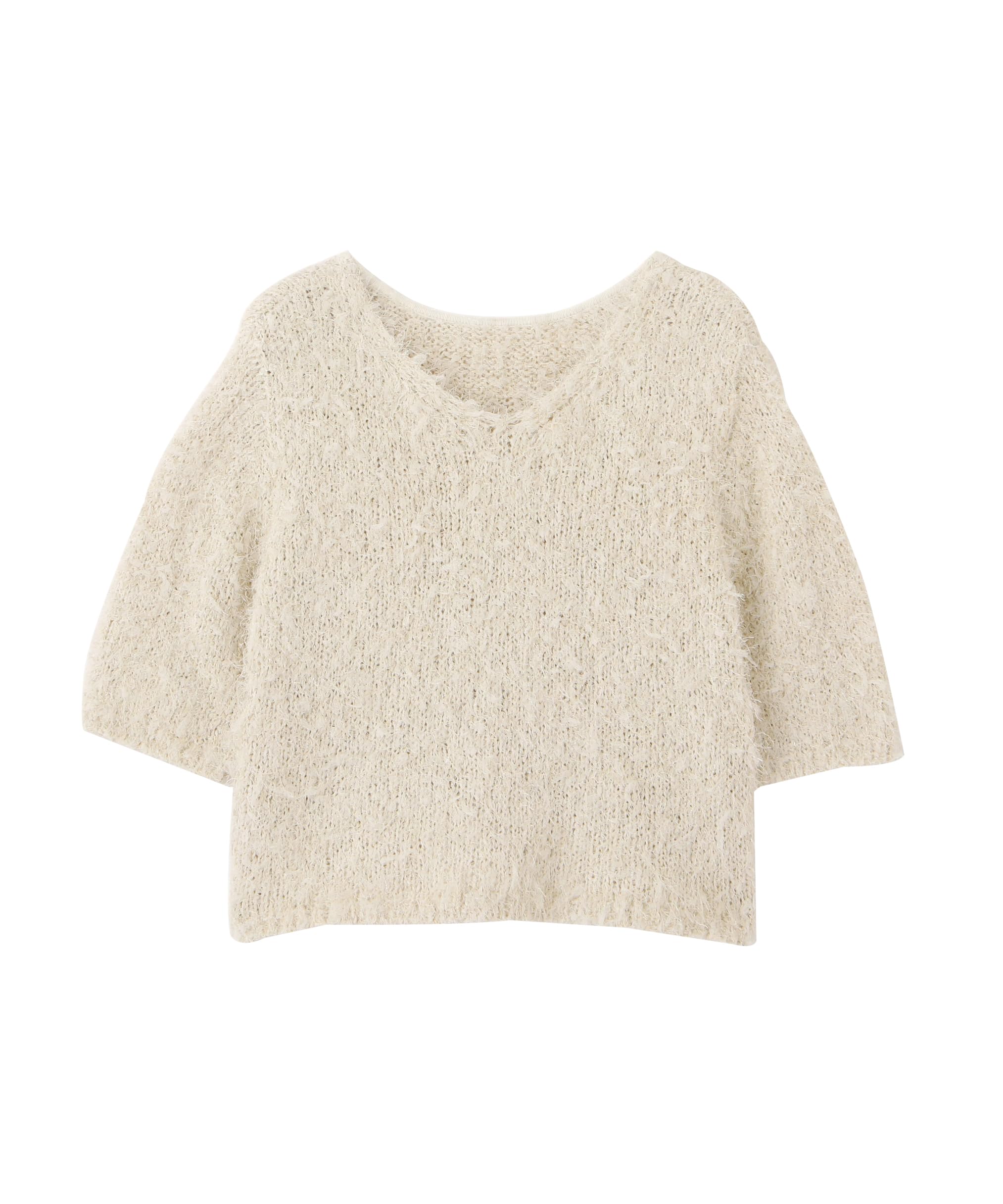 Proportion Body Dressing Ecru Airy Knit Sweater Women s 2-Way 7198₽
