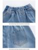 2025 Jungen Koreanischer Stil Frühling/Herbst Denim Zweiteiler Strickjacke Set