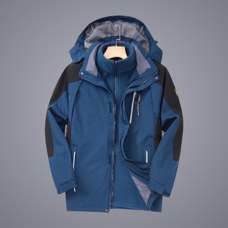 Unisex 3-in-1 Detachable Storm Jacket, Ideal for Cold Weather, Work, and Tibet Travel, Sizes L-8XL