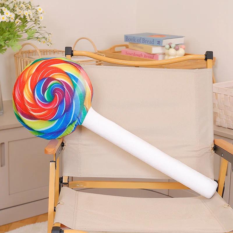 40/70cm Lollystok Pluche Gevuld Lolly Lollystok Schattige Kussens Kerst Pluche Speelgoed Feestartikelen Sierkussen 40cm