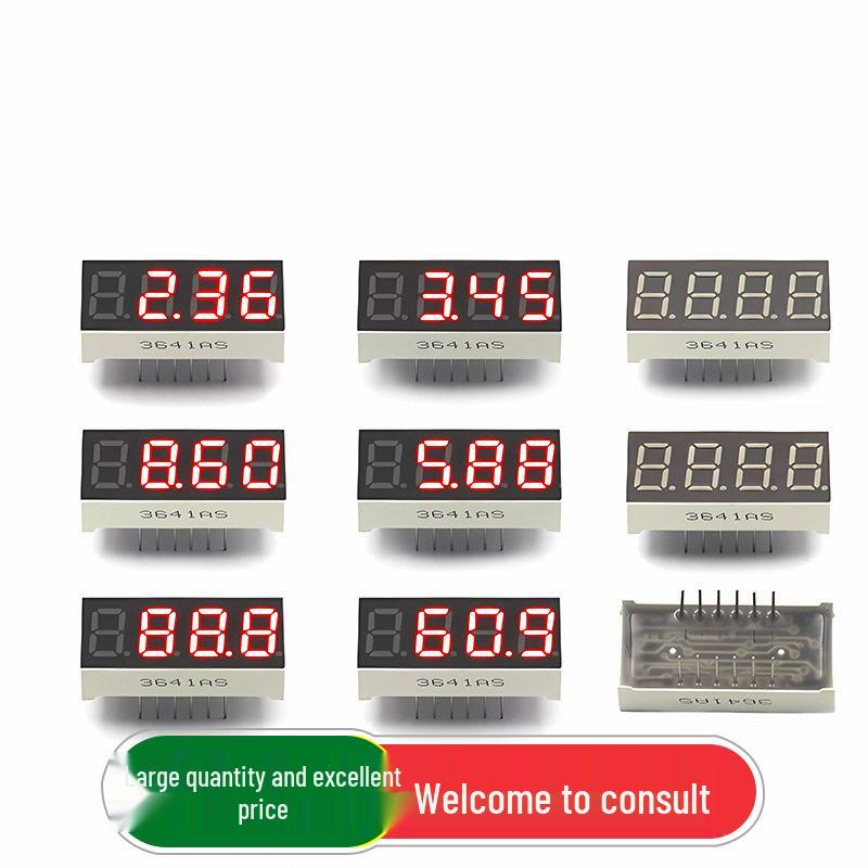 

0.36 Red 4-Digit Common Cathode High Brightness Digital Display Tube