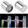 3 Farben LED-Licht wechselndTemperatursensor, Duschstrahl Wasserhahn, für Küche Badezimmer (23,5 mm/0,925 Zoll)