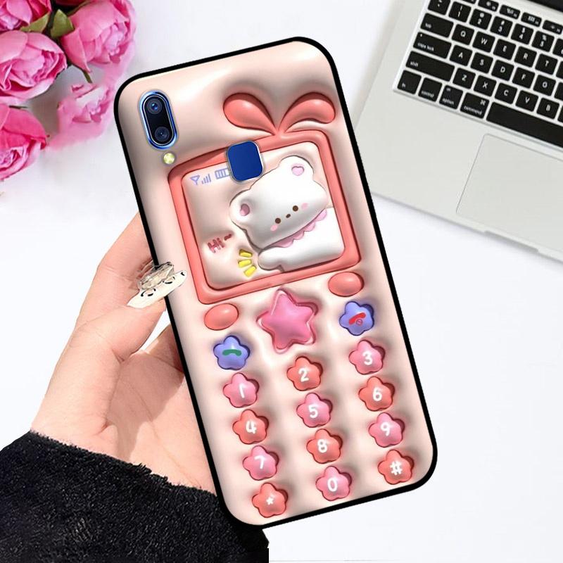 For Vivo V11 Case V11 Pro Shockproof TPU Soft Silicone Phone Cover For VIVO X21s Capa V11i Fundas Color Printing Fashion Cartoon