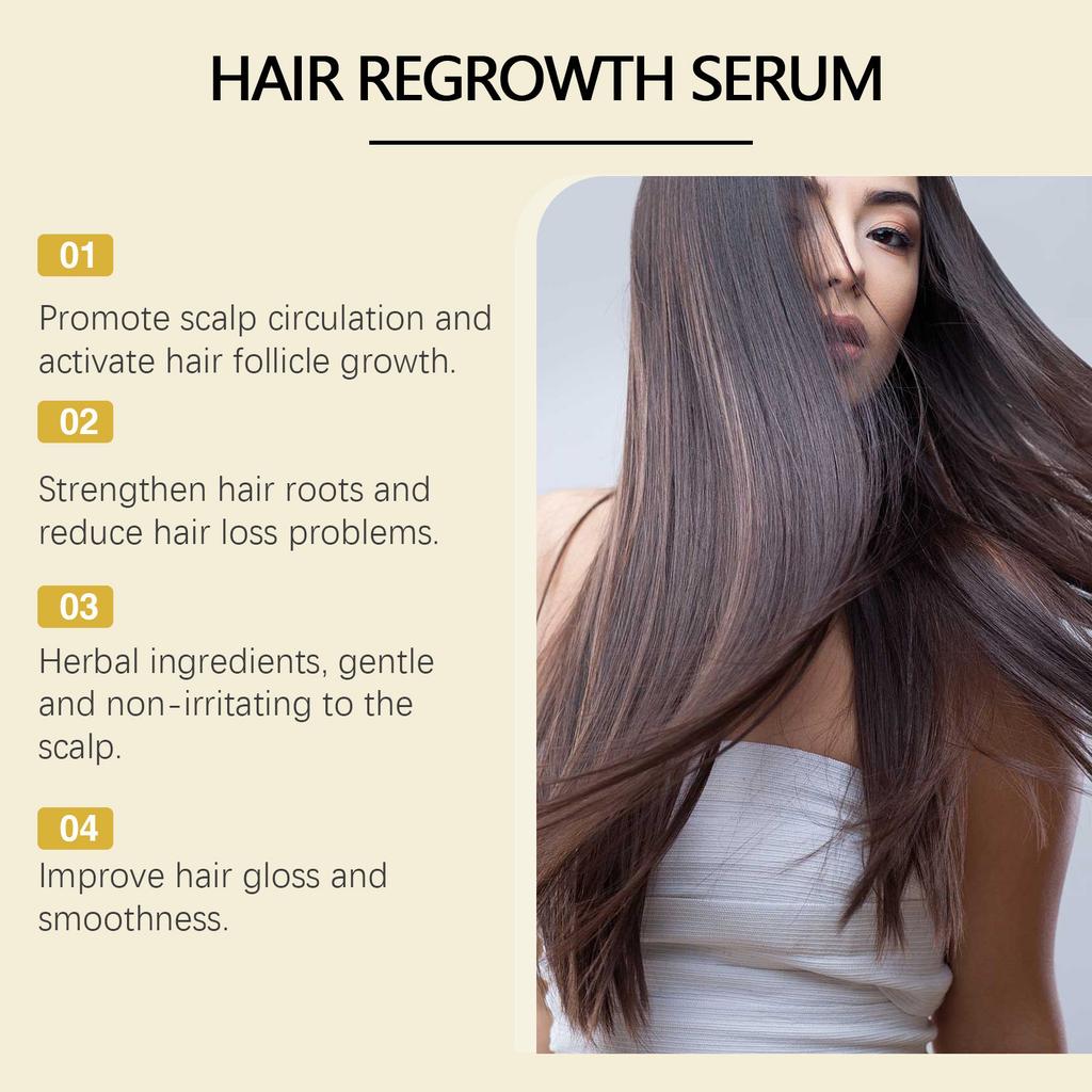 Ginger Hair Care Essence Spray for Smooth Shiny Hair, Scalp Nourishing Anti-Frizz Treatment, Suitable