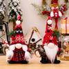 Zicheng Christmas Pompon Knit Beanie Gnome Ornaments: Candy Cane American Faceless Doll