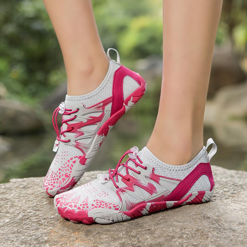 

Wholesale beach snorkeling shoes diving shoes men s couple wading swimming shoes red river foot soft sole skin shoes women 42