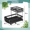Multifunctional Plate Rack,  Kitchen Storage