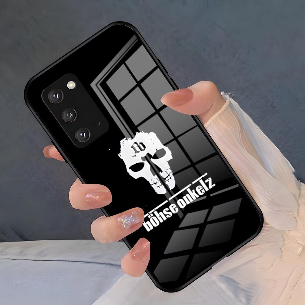 

B-Bohse Onkelz Band Phone Case For Samsung S26 S25 Plus S20 S20 Plus S22 Ultra S23 FE S21 Plus S21 Ultra Glass Cover Samsung S22 Plus