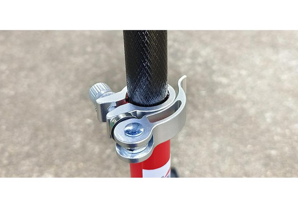Height-Adjustable Single Wheel Unicycle with Steel Rim and Pedals