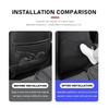 For SsangYong Leather Car Seat Back Mat Universal Anti Kick Dirt Proof Protector KG Actyon Sport Korando Rexton Kyron Rodius