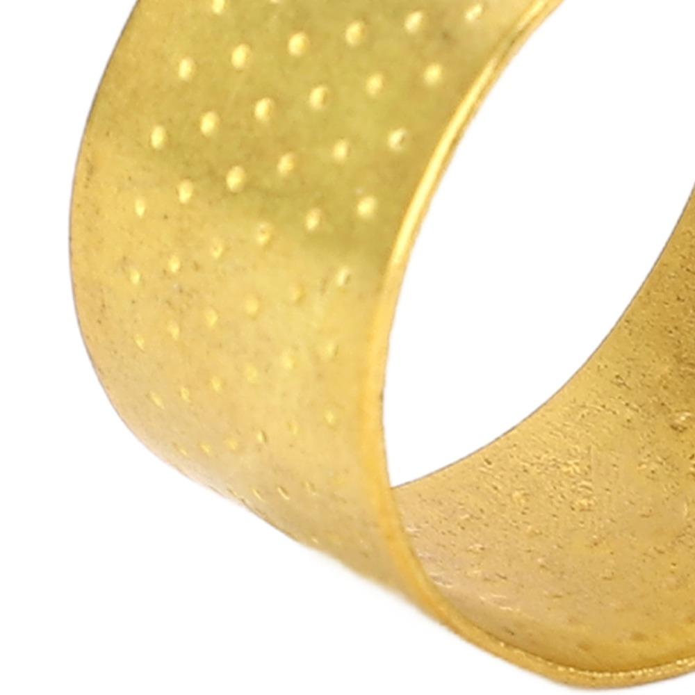 20pcs Adjustable Ring Finger Protector Thimble Metal Metal Thumb Thimble Quilting Work