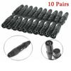 10Pair XLR 3 Pin Male & Female Microphone Connectors for Audio MIC Snake Cable Repair and Professional Cable Making