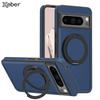 Capa de Tecido para Magsafe para Google Pixel 9 8 7 6 10 Pro XL 7A 8A 6A Carregamento Sem Fio Magnético Fina com Suporte Rotativo