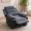 Lift Chair with Soft Corduroy Cover, Recliner Chair with Remote Control and Side Pockets, Dark Grey