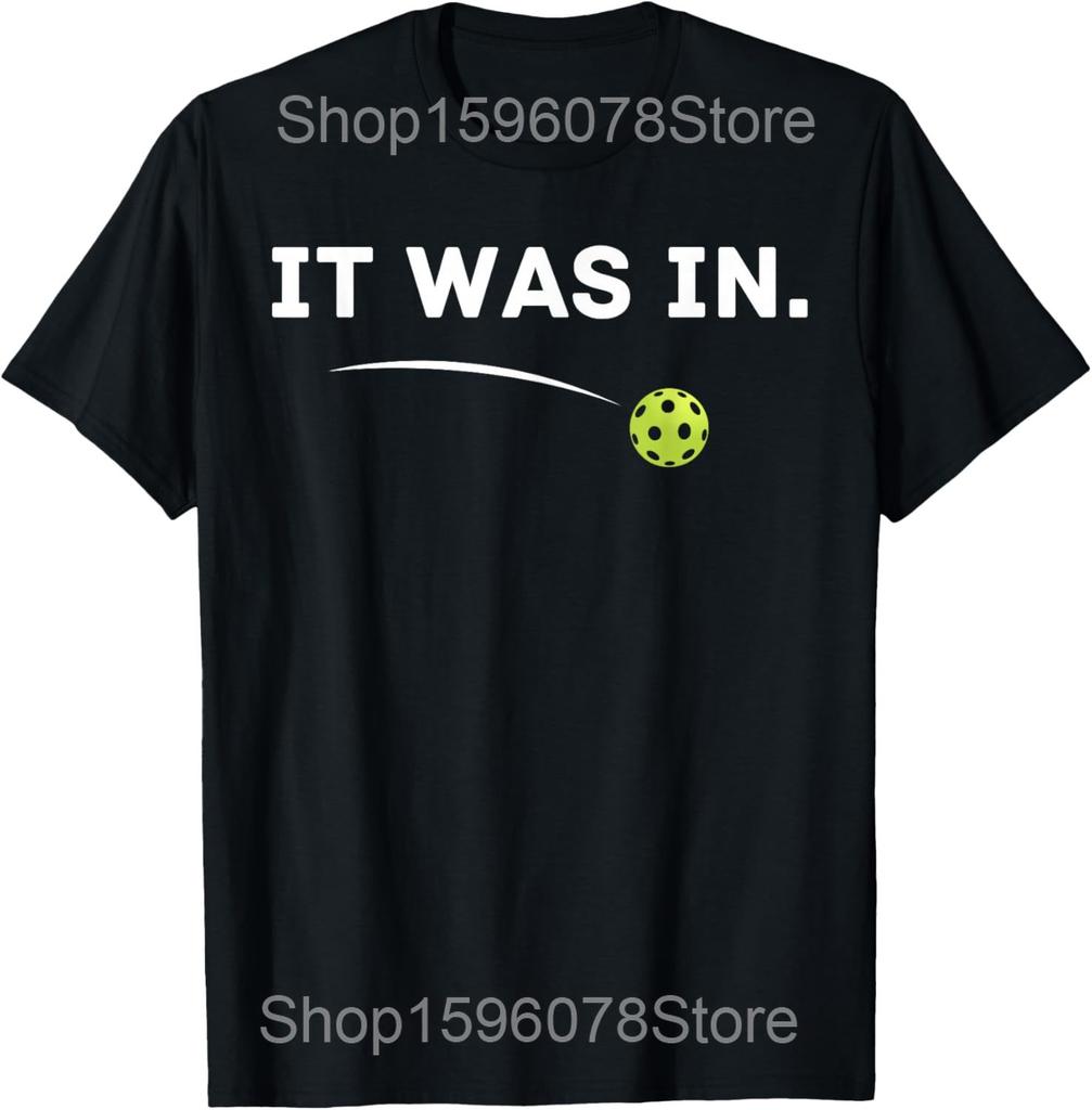 Pickle Ball Playing Pickleball Improves Memory T Shirts Men Humor Streetwear Tee Shirt Short Sleeve Unisex Loose Clothing