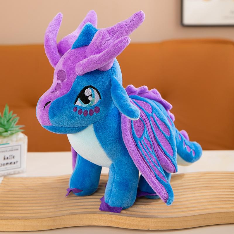 30cm Dragon Plush Toy High Quality Stuffed Animal Doll Animation Character Gift For Boys Birthday