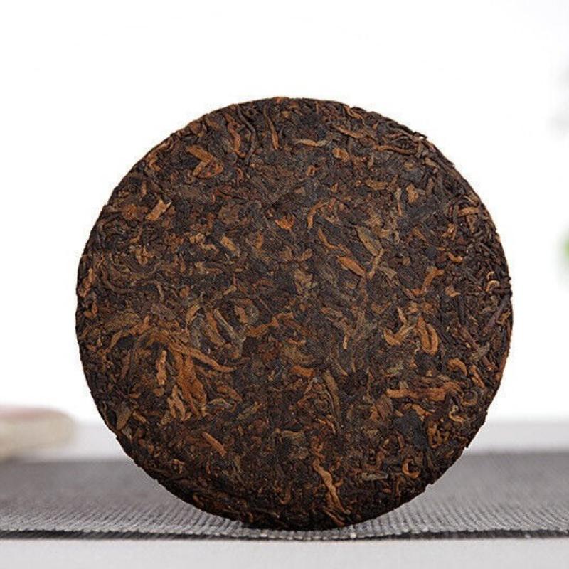 Yunnan Pu'er Tea 2018 Menghai Ripe Moisturizing Cake Big Tree Small Cake 100g