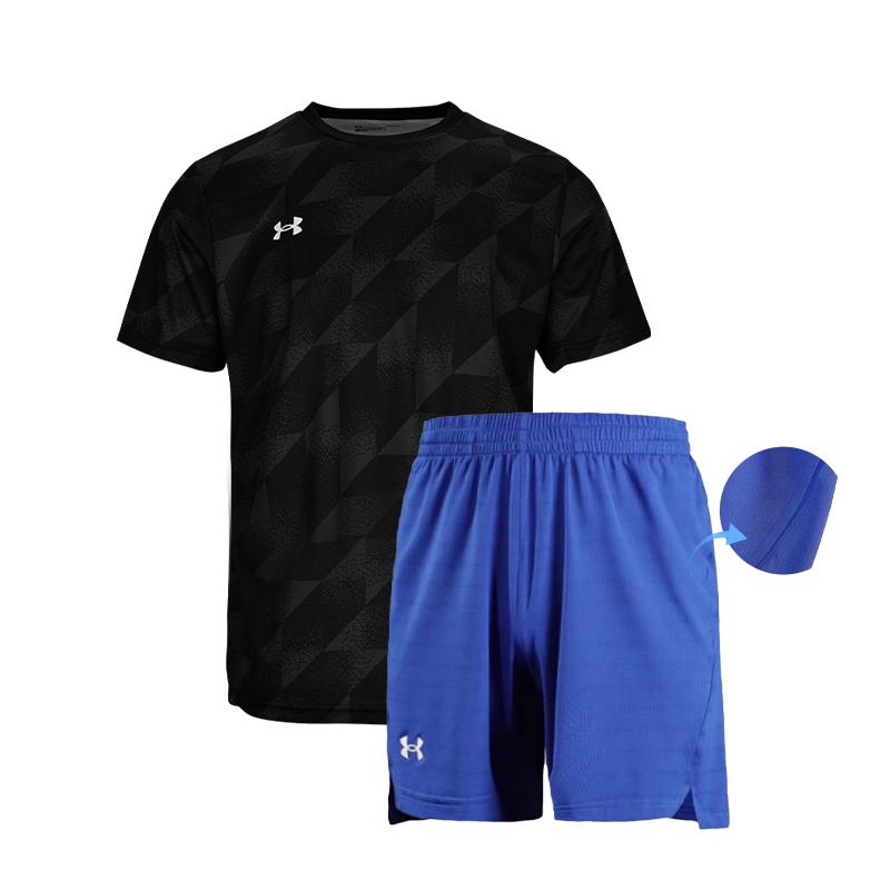 Under Armour Under Armour Спортивный костюм Быстросохнущий Влагоотводящий Унисекс Верх+Шорты 25500521+22500208 3XL