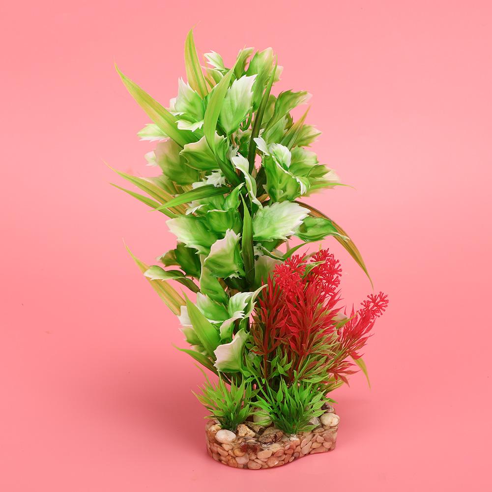 Aquarium Decoration Artificial Plastic Water Plants Grass for Fish Landscape