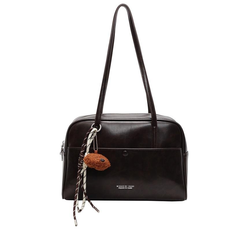 

Сумка для поездок на работу Женская модная сумка через плечо Сумка большой вместимости No pendant кофейный