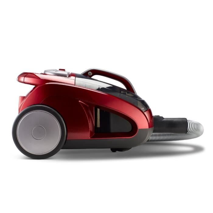 NILFISK Meteor Deluxe Bagless Vacuum Cleaner - Red - HEPA H13 Filter - 2 L