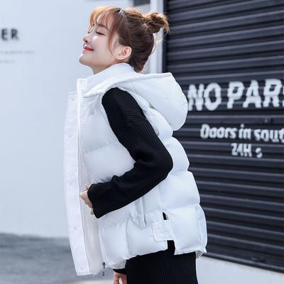 Kadınlar Sonbahar Kış Kolsuz Giyim Giyim için Moda Sıcak Pamuk Yelek