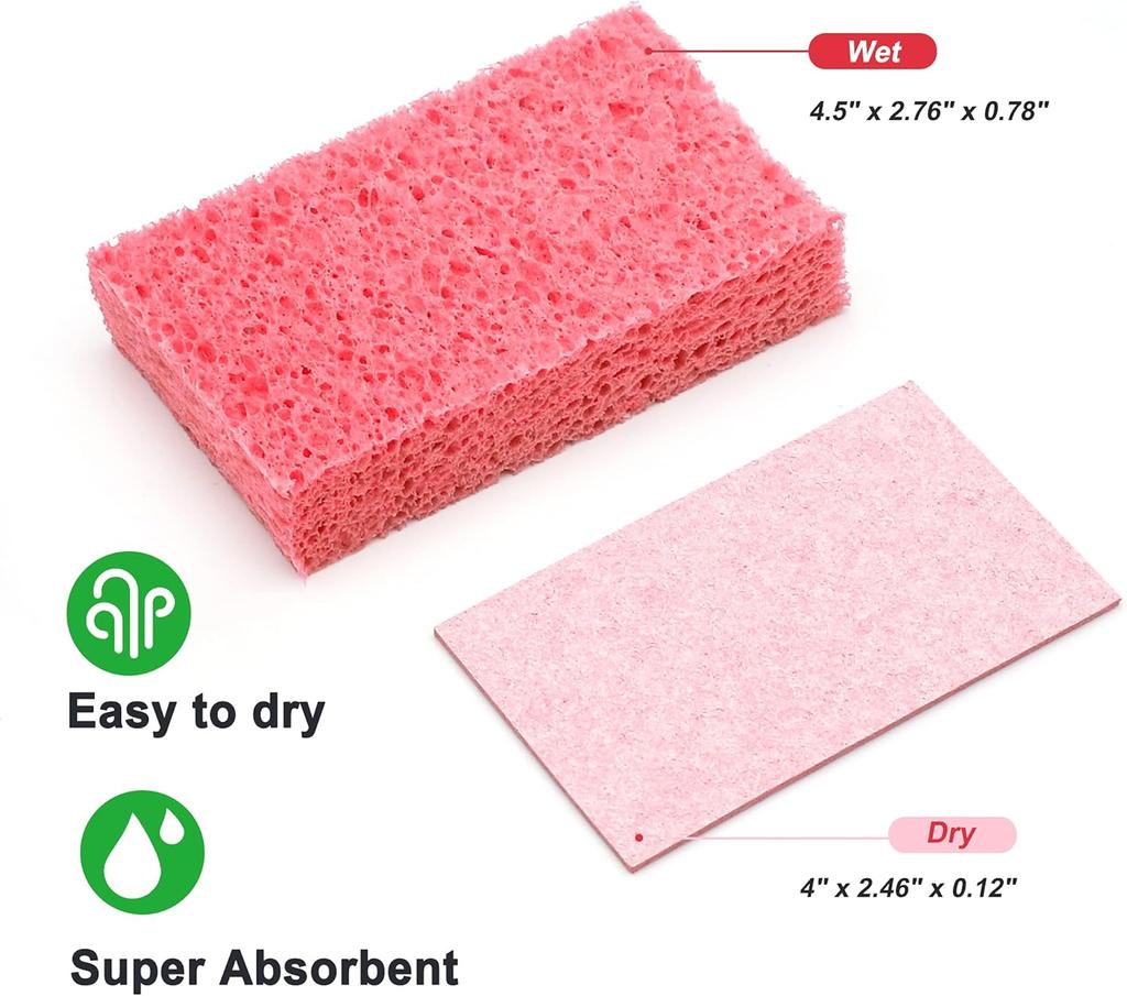 10 sztuk Compressed Wood Pulp Cotton Foaming Texture Absorbent Sponge Wodnie Pęczniejąca Gąbka z Pulpy Drzewnej Łatwe Czyszczenie Bawełna do Mycia Naczyń