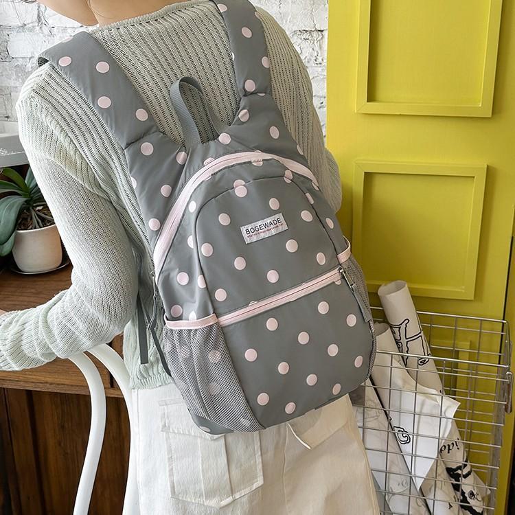 Schoolbag Wholesale High Value College Style Backpack Student School Bag Couple Dot Backpack Women's Bag Commuter Travel Backpack Bag