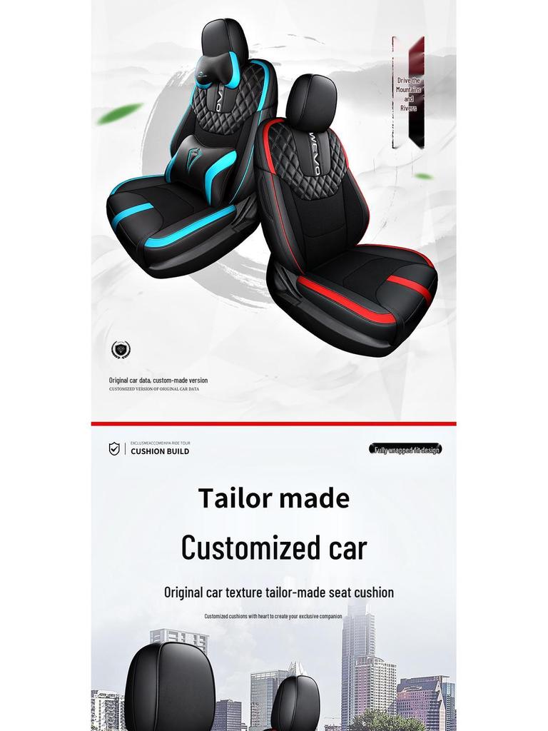 BYD Song PRO Vollumfassender 5-Sitzer Leder-Autositzbezug mit Ganzjahres-Verschleißfestem Design