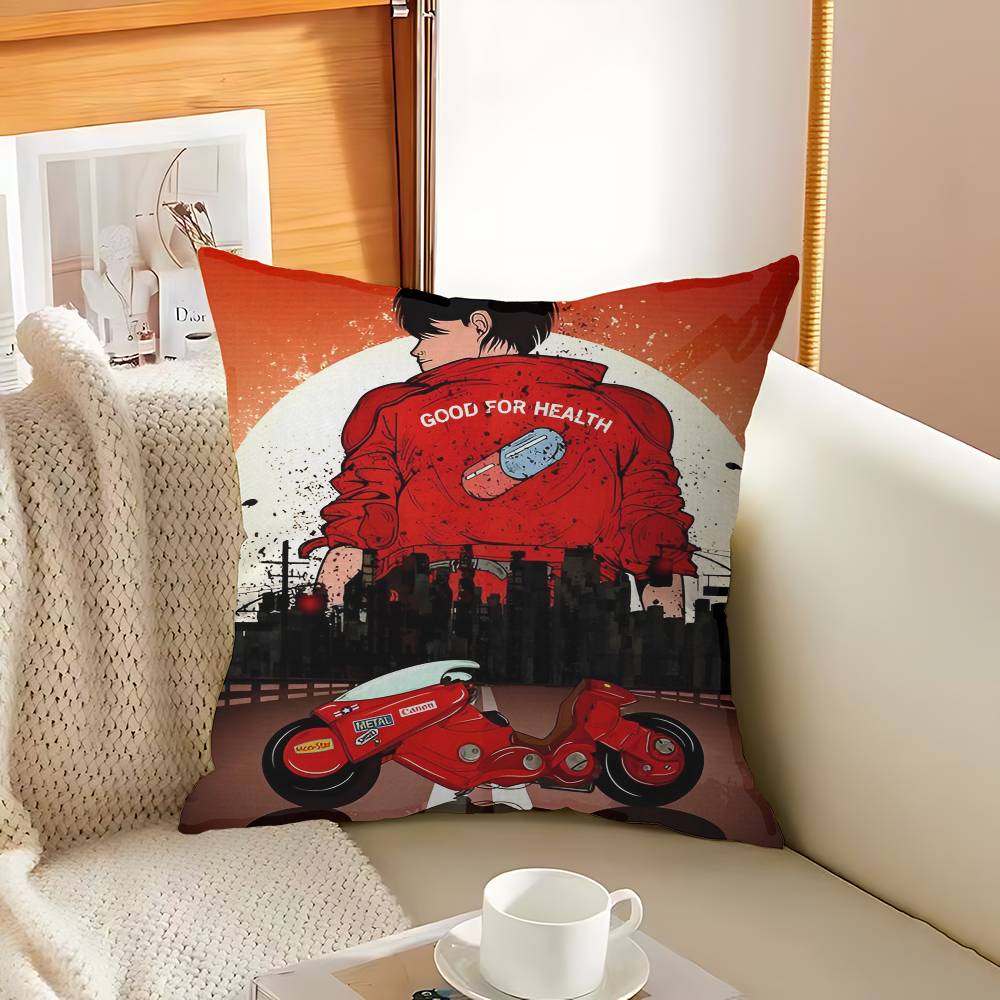

Anime A-Akira Pillow Gift Home Office Decoration Pillow Bedroom Sofa Car Cushion CoverPillow Case 12x12Inch
