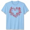 Filigree Heart Butterfly Valentines Day Occasions Unisexs Unisexs Graphic Tee