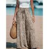 Striped Loose Wide-leg Pants Thin Slouchy Straight Casual Pants Women Drawstring Floor Length Pants Lazy Sweatpants 2026 Summer