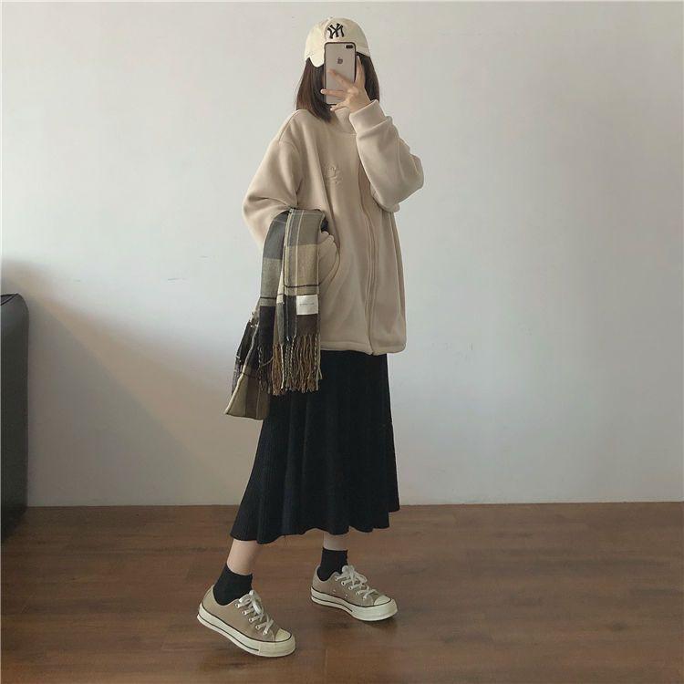 Women's Fleece Lamb Wool Windbreaker Jacket, Autumn/Winter 2025