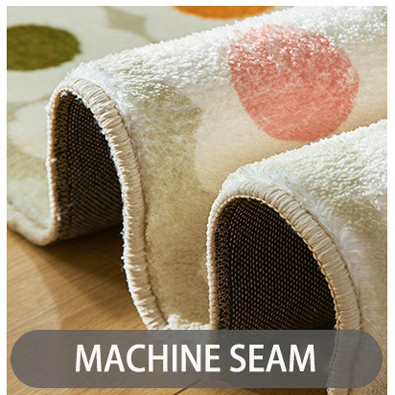 Ins-Style-Teppich, rund, Kaschmirimitat, niedlicher, mädchenhafter Schlafzimmerteppich, Garderobe, Lounge-Matte, Wohnzimmer, Sofa, Couchtisch 