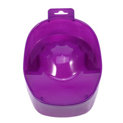 Tips pentru Artă Unghiilor Bol de Înmuiere pentru Spălarea Mâinilor Tăviță Tratament Polish Remover Manichiură Instrument Spa (Violet)
