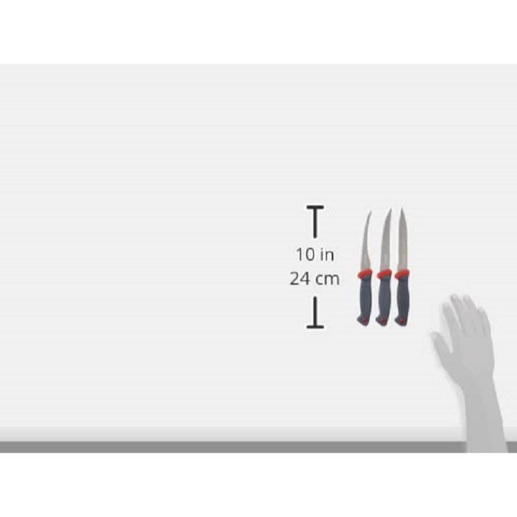 Premium High-Carbon Stainless Steel 3 Piece Knife Set | Tomato, Laser & Slicing Knife | Ergonomic Handle Design