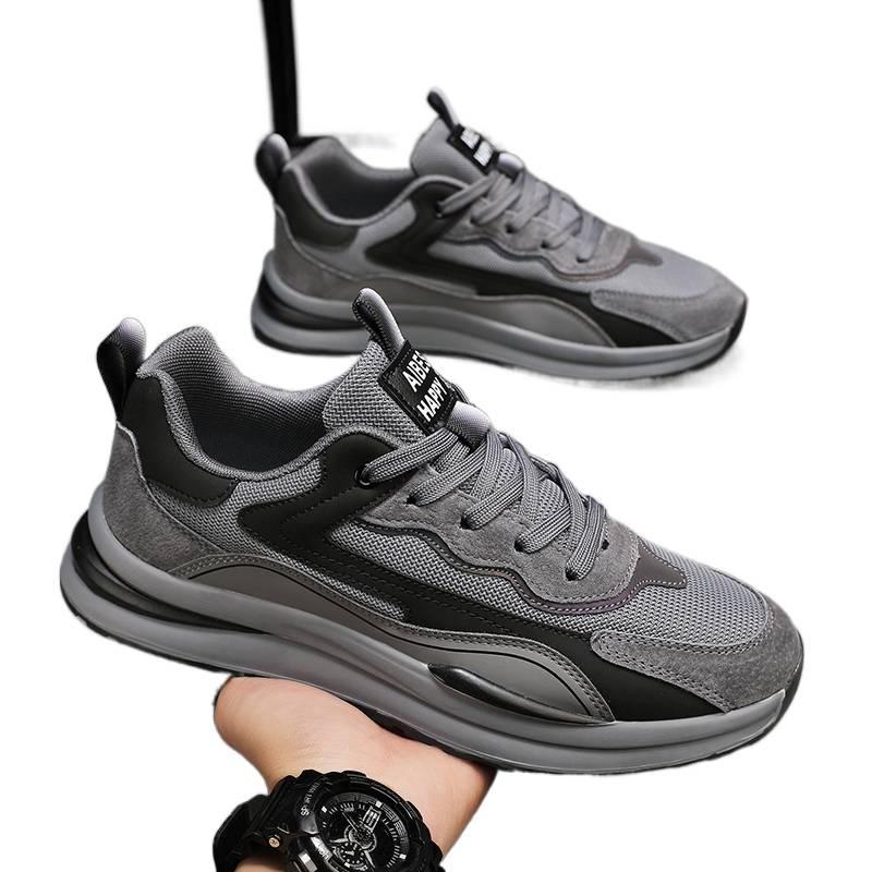 Labor Insurance Autumn Mesh Breathable Work Shoes Casual Platform Forrest Gump Sports Shoes